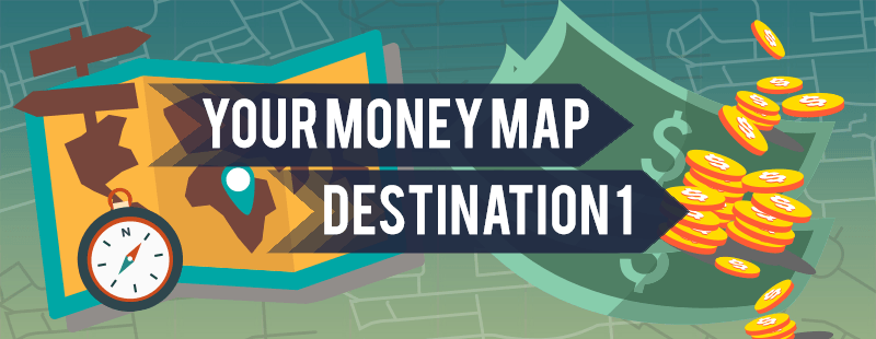 Infographic : Your Money Map - Destination 1 Guide to True Financial Freedom